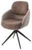 626M06111 Стул ГРЕЙС (GRACE) 360 град, цвет КАПУЧИНО PENA-172 / G1229-7, ткань / ШОКОЛАДНОЕ ЗОЛОТО, ®DISAUR M-City 64845