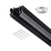 135304 Шинопровод для монтажа в натяжной потолок Novotech Vector 135304 черный 2м, IP20 90-240V