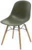 DHF292DPPARMYGREEN Обеденный стул M-City BONNIE 292-DPP хаки с деревянными ножками