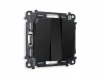 MO805010 Комплект механизма Ambrella Volt 3-клавишного выключателя OMEGA MO805010 Черный матовый QUANT