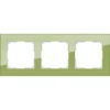 WL01-Frame-03 Рамка на 3 поста Werkel Favorit, фисташковый