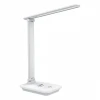 41452 Офисная настольная лампа с беспроводным ЗУ Feron 41452 (LED, 220V, диммер, сенсорный выключатель)