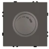 49920 Диммер 250В 500W (антрацит, soft touch) Stekker Эмили 49920