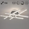 85490-0.3-04 CR Потолочная люстра светодиодная на штанге с пультом с регулировкой цветовой температуры и яркости с ночным режимом Reluce 85490-0.3-04 CR