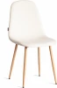 21567 Стул BREEZE (mod. JSC-58) / 1 шт. в упаковке (Велюр,Металл  /Светло-бежевый)