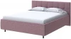 2013398 PROxSON Кровать Diamo без основания (Ткань: Велюр Gratta 6 Ягодный мусс) 160x190