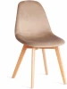 21577 Стул CINDY SOFT (mod. C1021F1-1) / 1 шт. в упаковке (Велюр,Дерево бук /Коричневый)