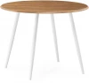 507219 Деревянный стол Notta Абилин 100х76 дуб вотан / белый матовый 507219