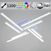 83177-0.3-4+4C Потолочная люстра светодиодная на штанге с пультом с регулировкой цветовой температуры, яркости и ночным режимом Reluce 83177-0.3-4+4C
