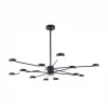 3307.6296-12 Black Потолочная люстра на штанге светодиодные APL LED Ferrara 3307.6296-12 Black