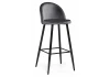 15125 Барный стул dodo 1 dark grey with edging / black