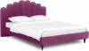 577156 Кровать Queen II Sharlotta L 1600 ОГОГО (арт.577156), (Ткань/Розовый)