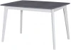 RF 0008 Стол Oslo раскладной 120-160x80x76см, Бетон Портленд, белый Bradex Home RF 0008