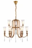 LDP 8041-6+3 S.GD Подвесной светильник Lumina Deco Rionella LDP 8041-6+3 S.GD