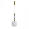8334/1 Подвесной светильник Lumion Alegra 8334/1 бронза/белый, металл/керамика/стекло E27 40W 220V (на проводе)