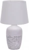 10195/L White Настольная лампа Escada Antey 10195/L White 1x40Вт E27, керамика/ткань, белый