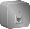 BLNIA045003 Розетка накладная Ethernet RJ-45 (алюминий) Systeme Electric Blanca BLNIA045003
