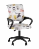 УТ000042085 Кресло офисное TopChairs Simple SN Junior принт Blue Cats пластик черный TopChairs УТ000042085