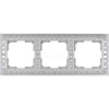 WL07-Frame-03 Рамка на 3 поста Werkel Antik, жемчужный