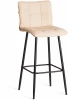 24909 Барный стул Bari/Бари Tetchair (Металл,Экокожа/Бежевый) арт.24909