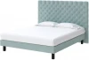 1925379 PROxSON Кровать Paris Boxspring Standart (Ткань: Велюр Monopoly Мятный лёд (670)) 140x200