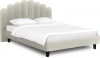 577100 Кровать Queen II Sharlotta L 1600 ОГОГО (арт.577100), (Ткань/Белый)