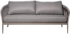 39AR-DIV-3691 SER Диван двухместный "Муза" серый 81,5*190*75см, оплетка "лента" Garda Decor арт.39AR-DIV-3691 SER