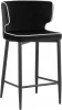 УТ000035020 Стул полубарный Stool Group Матео с кантом велюр черный УТ000035020