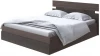2015731 Без бренда Кровать Milton с подъемным механизмом (ЛДСП Ясень Шимо Темный/Дуб Кантербери) 160x200