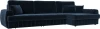 129305 Диван угловой Лига-057 НПБ Лонг угол правый Лига Диванов (Велюр) арт.129305