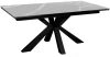 00-00072894 Стол DikLine SFE140 Керамика Серый мрамор/подстолье черное/опоры черные (2 уп.) арт.00-00072894