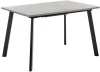 RF 0415 Стол Dublin раскладной 120-160х80х75 серый мрамор с чёрными ножками Bradex Home RF 0415