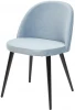 UDC5186G10855 Обеденный стул M-City JAZZ G108-55 пудровый голубой, велюр