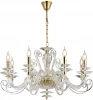 8578/C gold polished Подвесная люстра Newport 8570 8578/C gold polished (220V, на цепи, подсвечник, свеча)