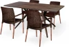 1657207501 Обеденная группа SHT-DS163 палисандр/коричневый/темный орех Sheffilton 1657207501