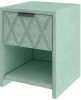2028086 PROxSON Тумба Side (Ткань: Велюр Teddy Мятный) 44x45