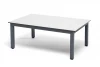 RC013-95-62-R7024-4sis Журнальный столик из HPL 95х60, H40, каркас серый графит, цвет столешницы молочный 4SIS Канны RC013-95-62-R7024-4sis