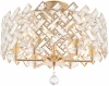 377019/6/50/470 GD Потолочная люстра хрустальная на штанге Arte Milano Sorrento-7019 377019/6/50/470 GD (220V)