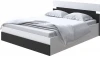2015459 Без бренда Кровать Milton с подъемным механизмом (ЛДСП Белый/Черный) 80x190
