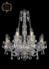 11.25.8+4.200.h-67.Gd.Sp Подвесная люстра Art Classic 11.25 11.25.8+4.200.h-67.Gd.Sp (220V, хрусталь, на цепи, подсвечник, свеча)