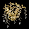 EDEN AP2 GOLD Бра Crystal Lux EDEN AP2 GOLD (220V, подвески, листья, ветки)