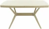 101913 Стол Аврора Оскар 2М Glass 160, Капучино