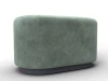 132517 Пуф 007 (ДСП,Фанера/Пластик/Велюр/Зеленый) Лига Диванов 132517