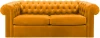 344552 Диван Chesterfield ОГОГО (арт.344552), (Ткань/Желтый)
