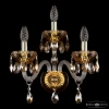 5417B/2+1/165 G Amber/M-1G K721 Бра Bohemia 5417 5417B/2+1/165 G Amber/M-1G K721