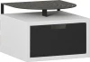 LEV01137 Тумба прикроватная OSLO NIGHTSTAND LEVE (ЛДСП,Металл/Черный,Белый) арт.LEV01137