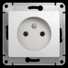 GSL000141 Розетка встраиваемая без заземления (белый) Systeme Electric Glossa GSL000141