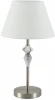 8274/1T Настольная лампа с выключателем Lumion Vermont 8274/1T никель/белый/серый, металл/керамика/ткань Е14 1*40W 220V