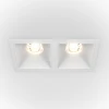 DL043-02-10W4K-D-SQ-W Встраиваемый светильник Alfa LED 4000K 2x10Вт 36° Dim Triac Maytoni Technical DL043-02-10W4K-D-SQ-W (220V)