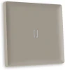 AP3620 Лицевая панель Ambrella Volt ALFA (Серо-бежевый матовый) для 1-кл выключателей с подсветкой QUANT AP3620